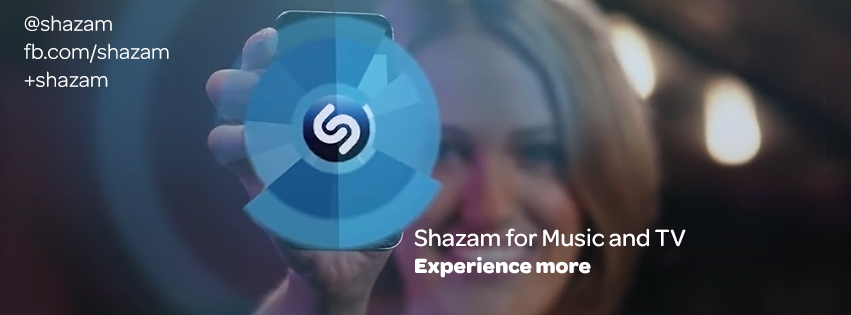 Shazam logo.